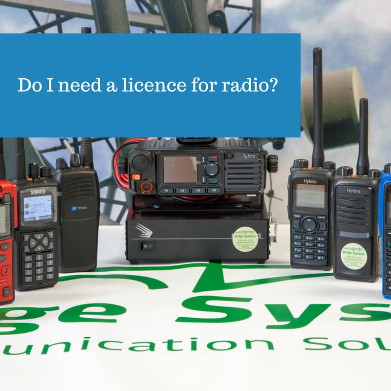 Do I need a licence to use two way radios / walkie talkies?