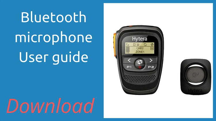 Bluetooth microhphone user guide