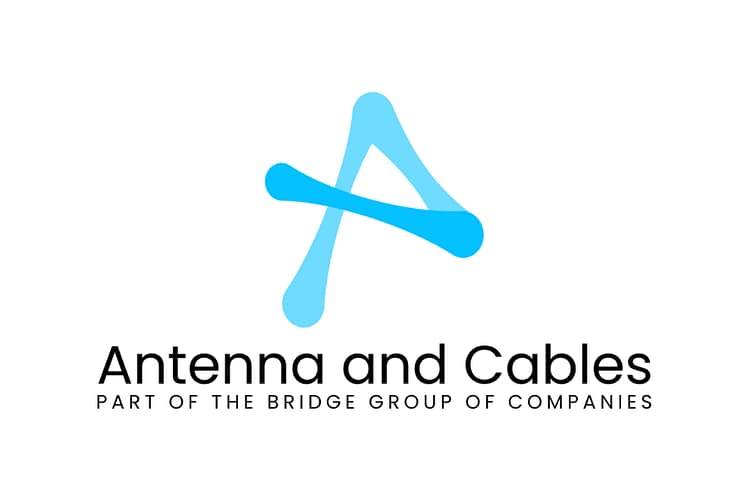 Antennaandcables.com logo and antenna and cables design and manufacturing company based in Fife, Scotland